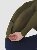 Café du Cycliste 車衣 Roxane LS Jersey Khaki 長袖 男款 卡其綠