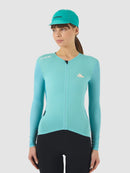 Café du Cycliste 車衣 Roxane LS Jersey Riviera Blue 長袖 女款 蔚藍