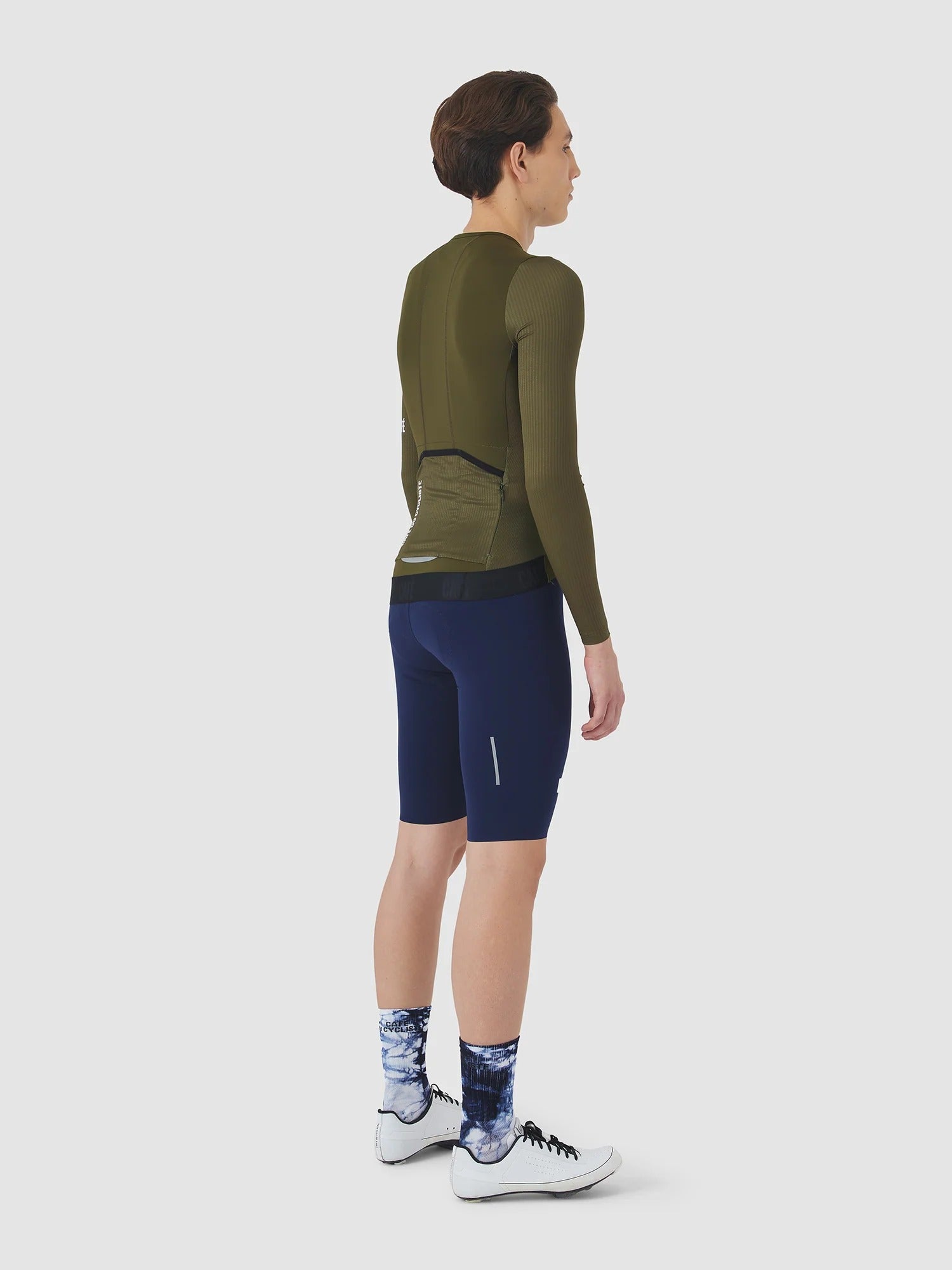 Café du Cycliste 車衣 Roxane LS Jersey Khaki 長袖 男款 卡其綠