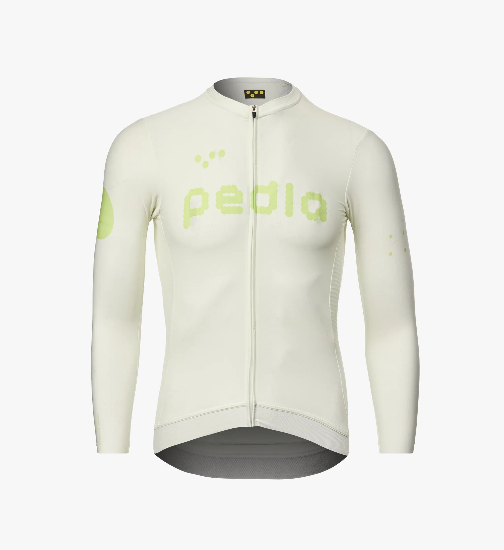 Pedla 薄長袖車衣 Dots Classic LS Jersey Porcelain Glow 男款 瓷白