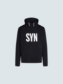 SYN 連帽長T Unisez Heavy Cotton Hoodie Black 男女共版 黑