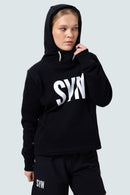 SYN 連帽長T Unisez Heavy Cotton Hoodie Black 男女共版 黑