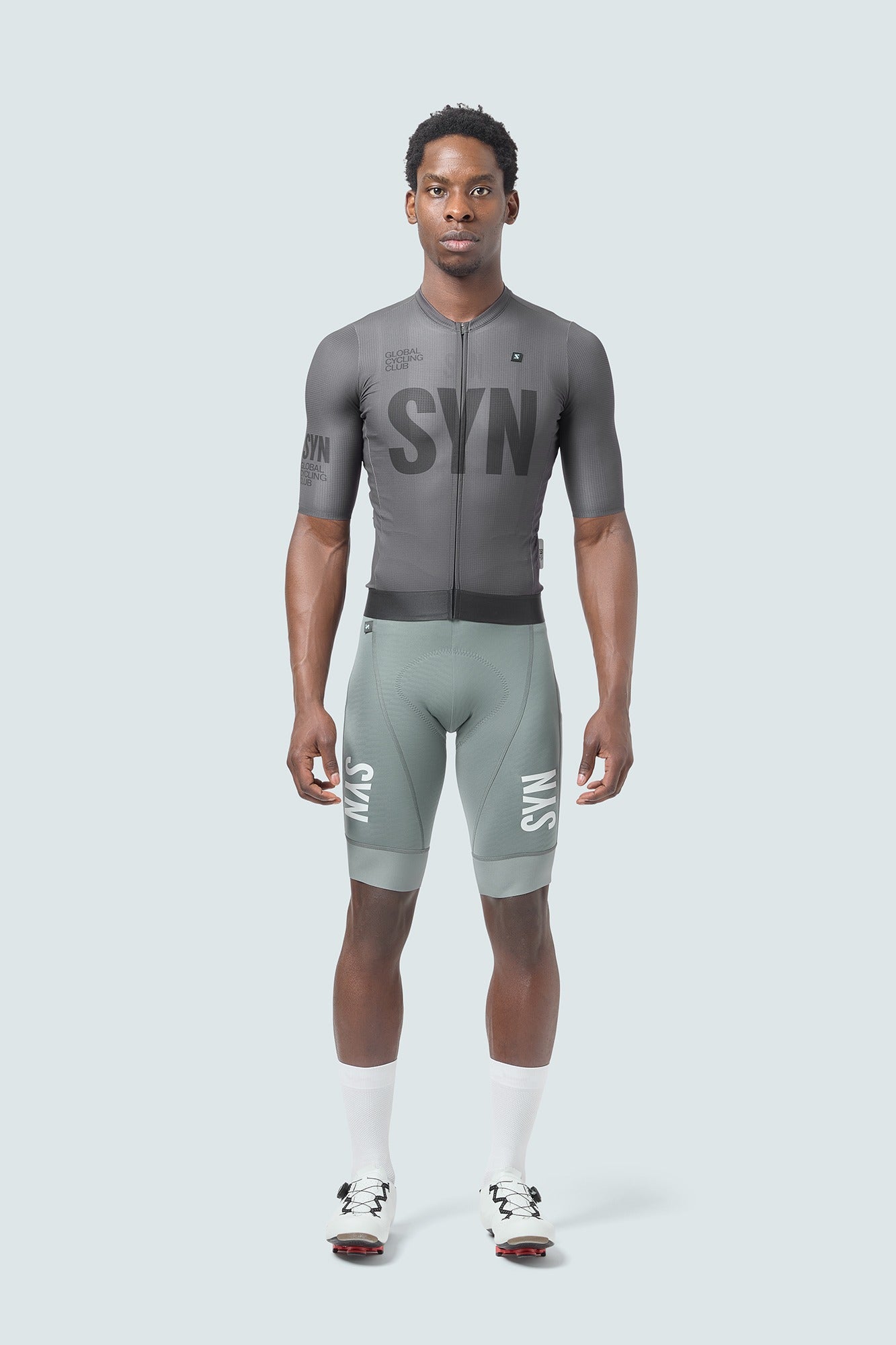 SYN 車褲 Pro Bib Shorts 2.0 Storm Grey 男款 綠灰