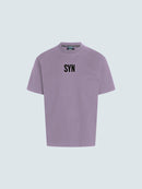 SYN 短袖Tee Oversized Logo T-Shirt Lily 男女共版 紫