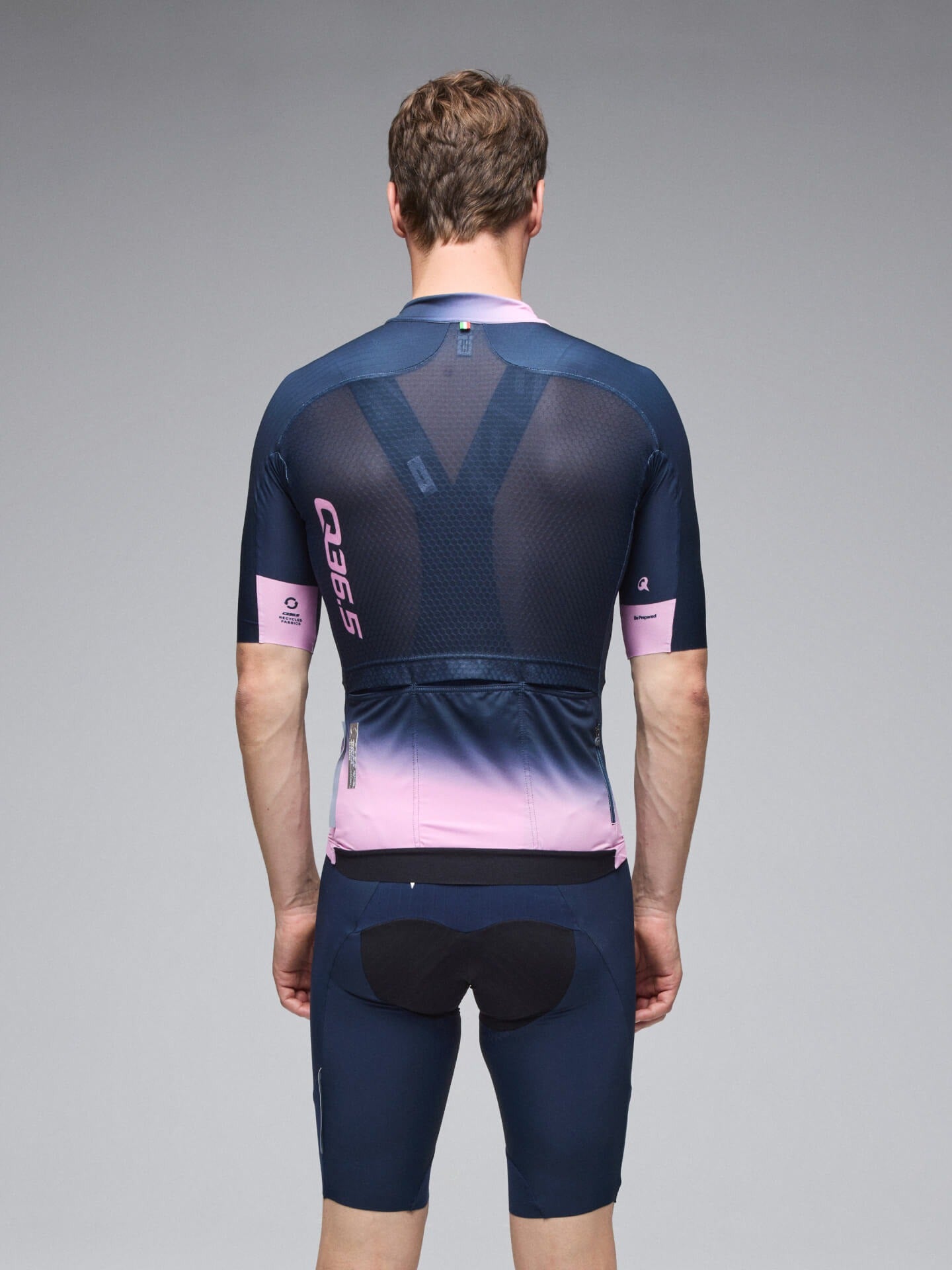 Q36.5 車衣 Gregarius Pro Collar Fade Jersey NauticaBlue 男款 藍