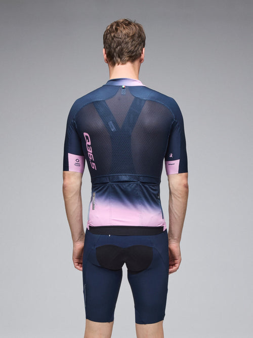 Q36.5 車衣 Gregarius Pro Collar Fade Jersey NauticaBlue 男款 藍