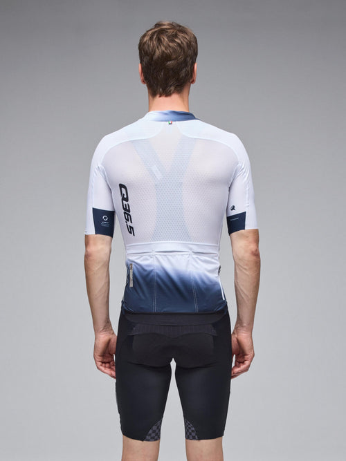 Q36.5 車衣 Gregarius Pro Collar Fade Jersey White 男款 白