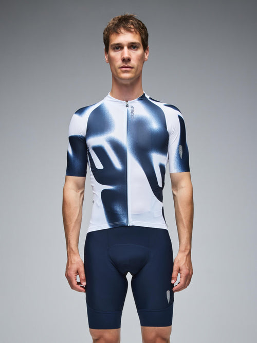 Q36.5 車衣 Gregarius Pro Big Logo Jersey White 男款 白