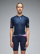 Q36.5 車衣 Gregarius Pro Collar Fade Jersey NauticaBlue 女款 藍