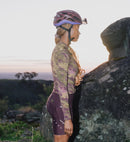 Pedla 薄長袖車衣 ON_OFF Grid SuperSYSTEM LS Jersey Multi Rock 女款 金棕石紋