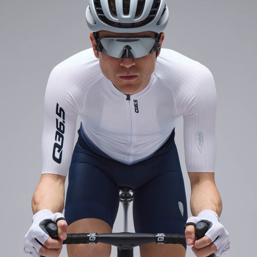 Q36.5 車衣 Gregarius Pro Collar Fade Jersey White 男款 白