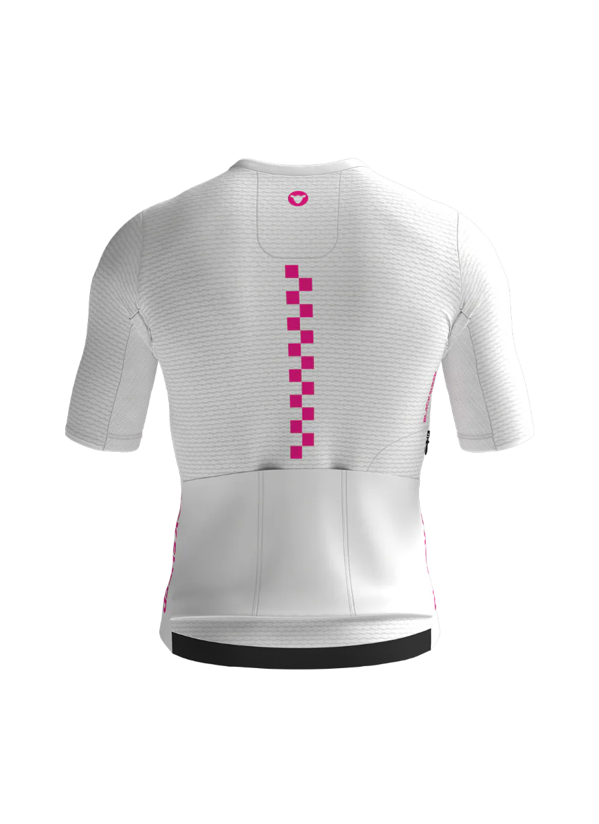 Black Sheep 黑羊 車衣 AeroWeave SS Jersey Classics Pink 男款 粉字白底
