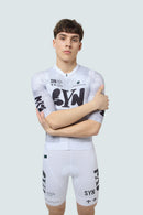 SYN 車衣 Pro Team Jersey White 男款 塊狀刷灰白