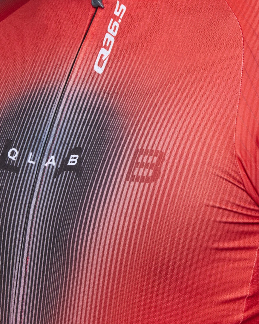 Q36.5 薄長袖車衣Gregarius Hybrid Light QLAB LS Jersey Lava Red 男款 紅