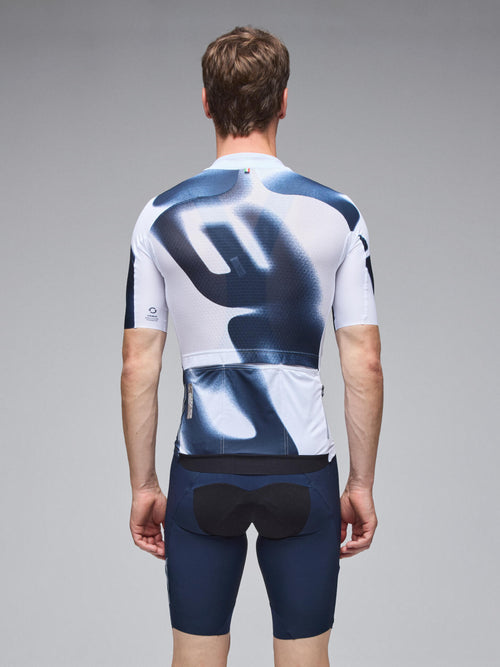 Q36.5 車衣 Gregarius Pro Big Logo Jersey White 男款 白