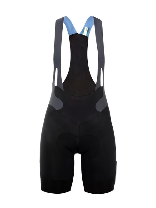 Q36.5 車褲Grid Skin Bib Shorts Black 4D女款 黑