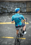 EdWonder 小帽Wonderfool Infinite Cycling Cap Teal Green 藍綠紅