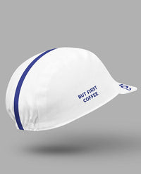 COIS 小帽Cycling Cap But First Coffee white-白