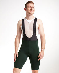 Black Sheep 黑羊 一級無痕車褲Racing Seamless bibs 男-墨綠