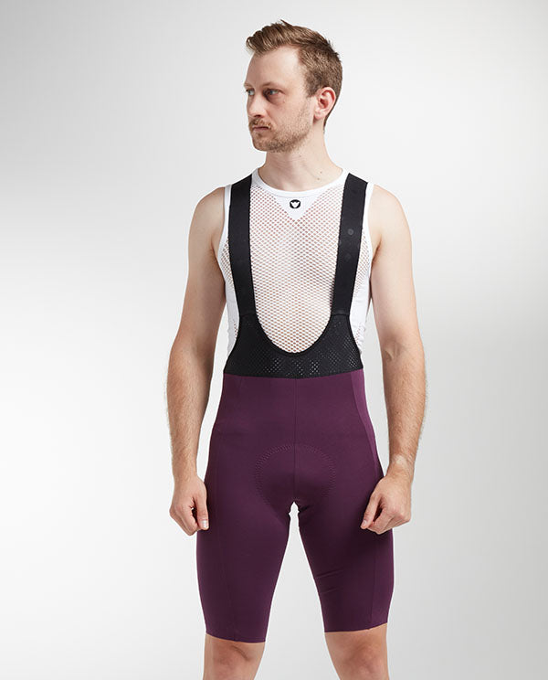 Black Sheep 黑羊 一級無痕車褲Racing Seamless bibs 男-紫