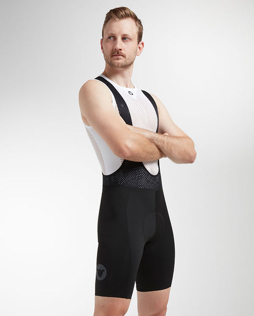 Black Sheep 黑羊 一級無痕車褲Racing Seamless bibs 男-黑