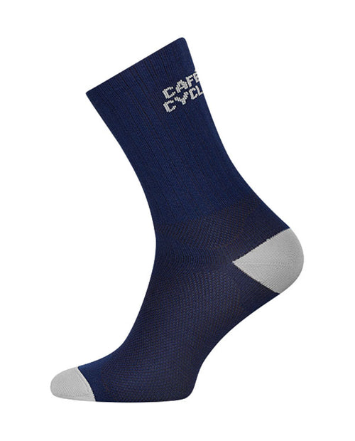 Café du Cycliste 車襪-Colour- 4色(黑白藍紅)顏色：藍色