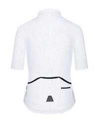 Café du Cycliste 車衣 Fleurette Lightweight Jersey White 短袖 女 白底黑點