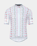Café du Cycliste 車衣Floriane Lightweight Jersey Sakura 短袖 男 白底櫻花