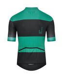 Café du Cycliste 涼感車衣 Angeline Ultralight Jersey Black & Green 短袖 男 黑/綠