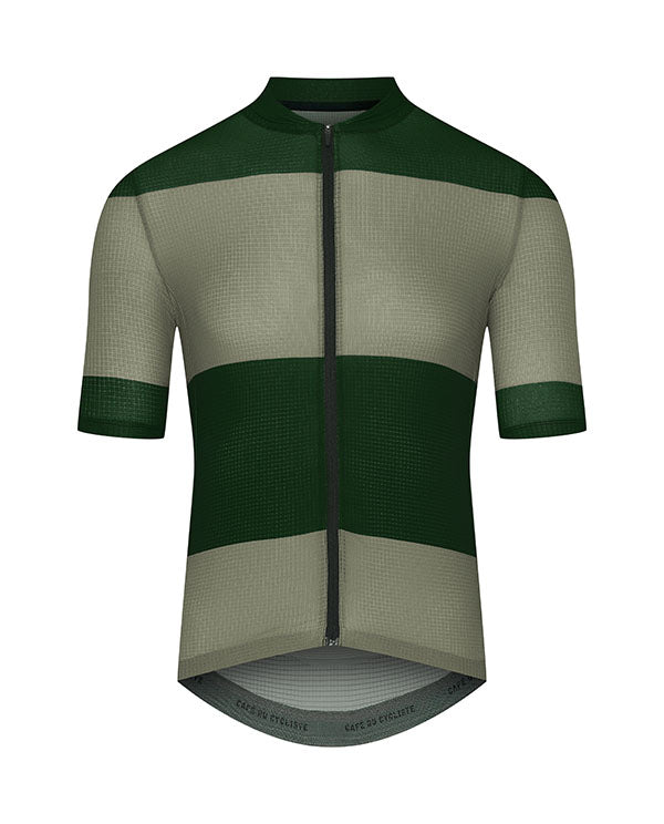 Café du Cycliste 涼感車衣 Angeline Ultralight Jersey AgaveGreen Pistachio 短袖 男 綠