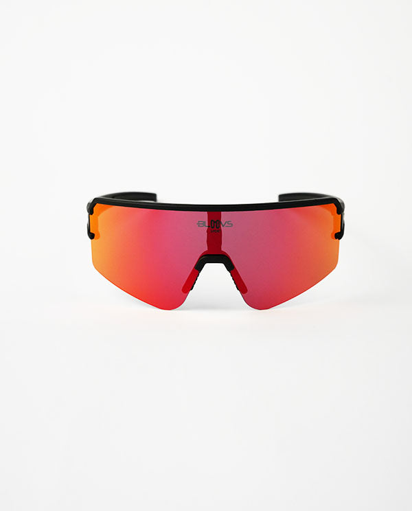BLOOVS 風鏡-霧黑框紅鏡片 FLANDES Matte Black Red