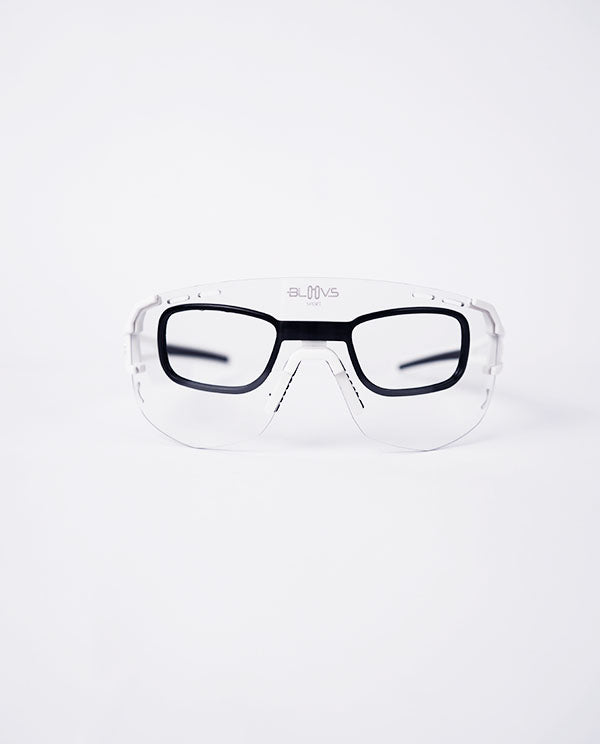 BLOOVS 風鏡-透明白框變色片 Iten Matte-White Photochromatic
