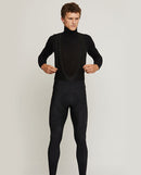 Pedla 車褲D0031 SuperFLEECE Knicks冬全長 男-黑