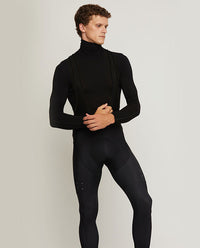 Pedla 車褲D0031 SuperFLEECE Knicks冬全長 男-黑