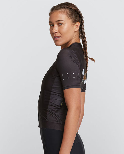 Pedla 車衣Essential Classic Jersey-Black短袖 女-黑