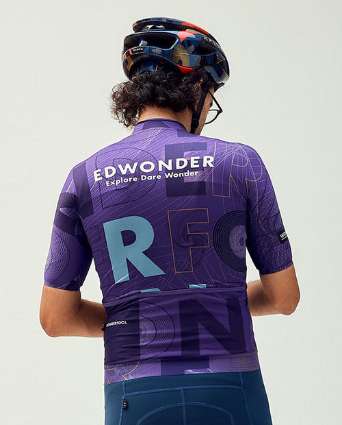 EdWonder 車衣Wonderfool Infinite Plum Purple短 男-紫