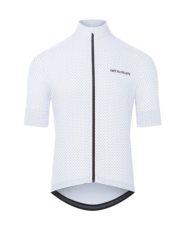 Café du Cycliste 車衣 Fleurette Lightweight Jersey White 短袖 男 白底黑點