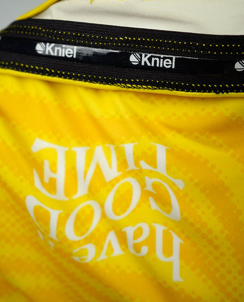 Kniel 薄長袖車衣Enjoy Yellow LS-黃 (男女共版)