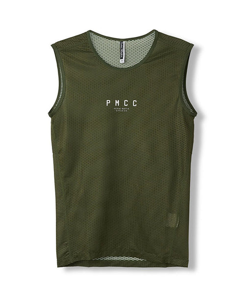 Pedal Mafia 底衫PMCC Olive無袖 男-橄欖綠
