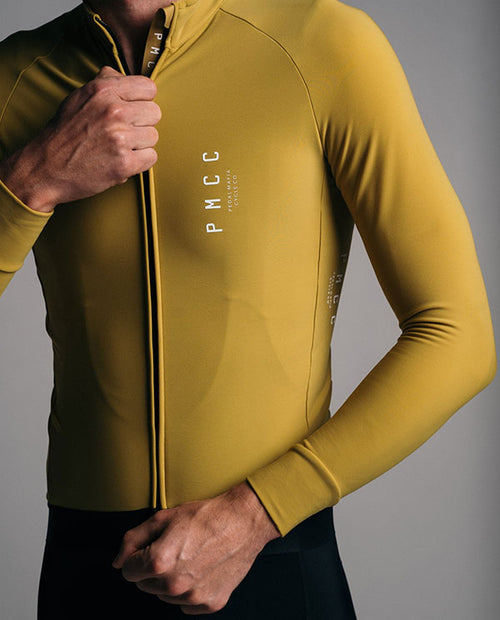 Pedal Mafia 保暖車衣外套 PMCC Thermal Jacket Wasabi 男-芥末黃