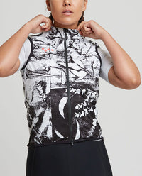 Pedla 防風背心SuperNature Classic Gilet - B&W Nature 女-黑白