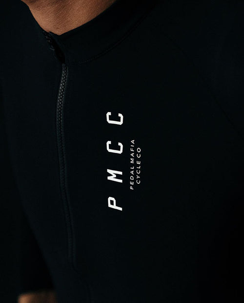 Pedal Mafia 薄長袖車衣 PMCC 男-黑