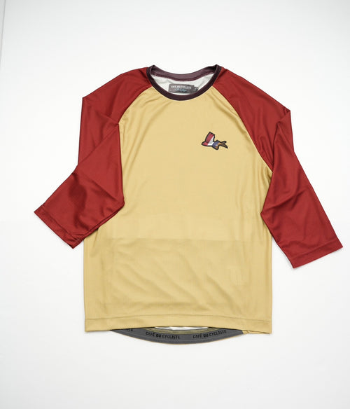 Café du Cycliste 車衣 T-shirt Gravel Barbara Jersey Sand 3/4袖 男 沙/橘