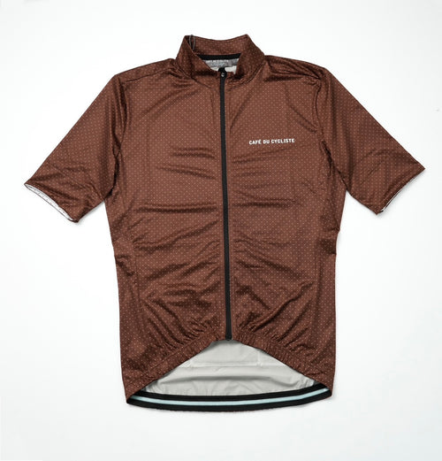 Café du Cycliste 車衣 Fleurette Lightweight Jersey Cocoa 短袖 男 可可