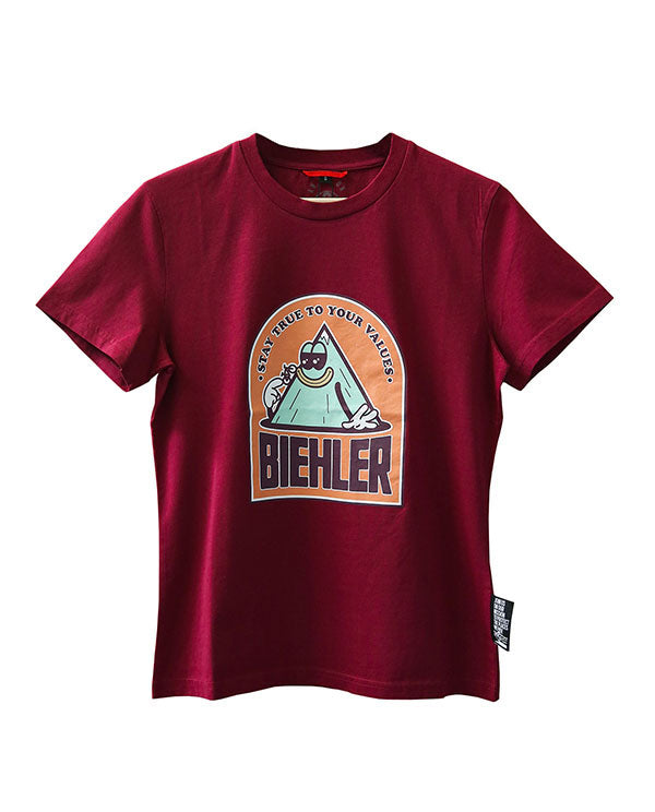 Biehler T-Shirt ALLEZ Values 短-紅