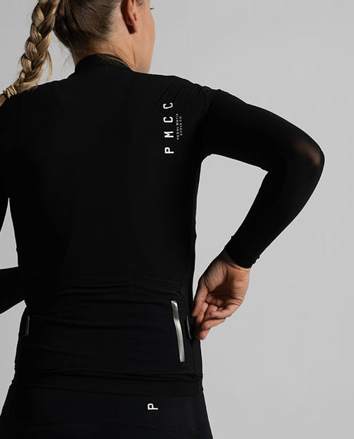 Pedal Mafia 車衣PMCC長袖 女-黑