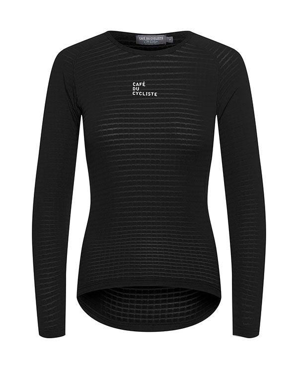 Café du Cycliste 底衫Coline LS Baselayer Black 長袖 女-黑