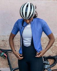 Pedla 車衣Essential Classic Jersey-Cornflower短袖 女-紫藍