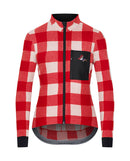 Café du Cycliste 車衣Solange RedCream Gravel長袖 女-紅白格